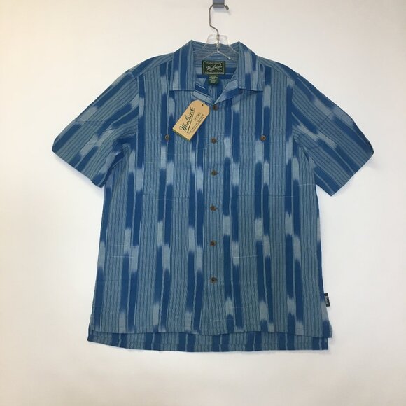 Woolrich Mens Short Sleeve Button Up Shirt - Size Medium - Pre-Owned - 7RCG13 - Picture 1 of 10